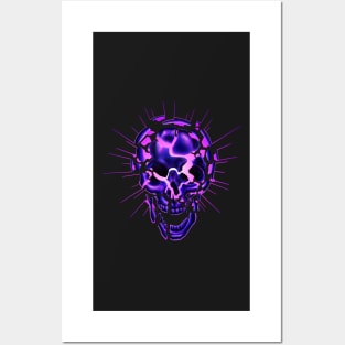 Exploding Skull (Dark Magic) Posters and Art